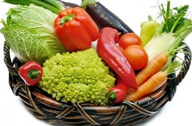 Բանջարեղենի ցուցակը `հզորությունը մեծացնելու համար